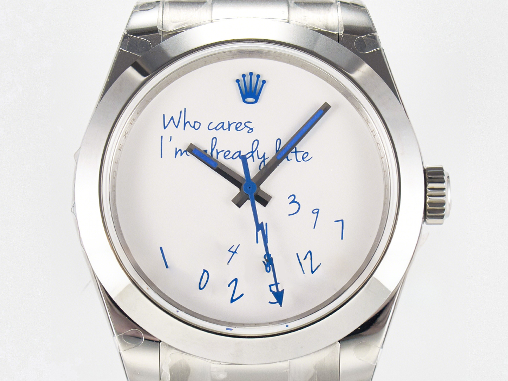 Rolex Milgauss Who Cares JDF 1:1 Best Edition 904L Steel on SS Bracelet VR3131-fasswatch