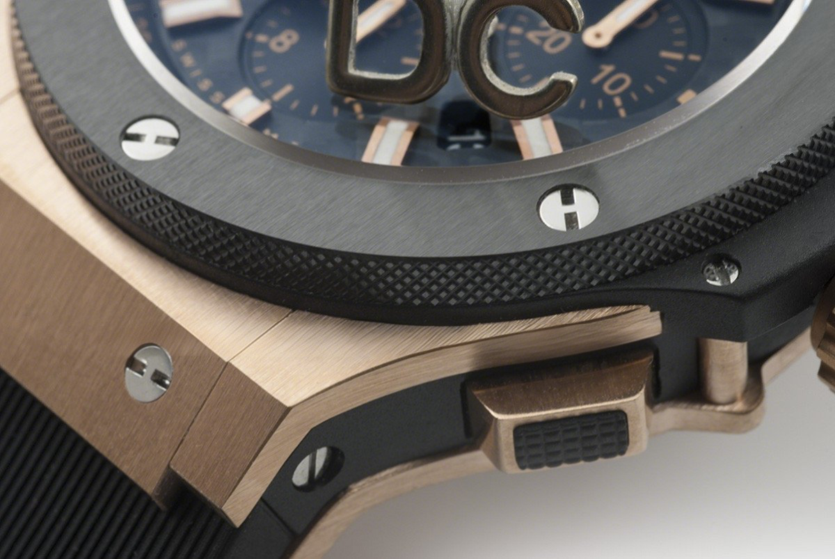Hublot Big Bang Chronograph Carbon Fibre Dial in Rose Gold-fasswatch