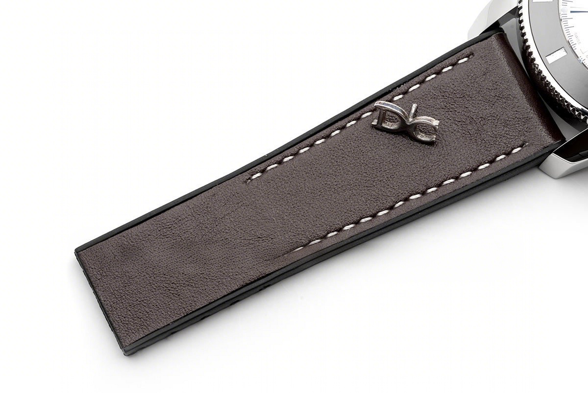 Breitling Superocean Heritage II B01 Chronograph in Silver Dial on Steel on Brown Leather Strap-fasswatch