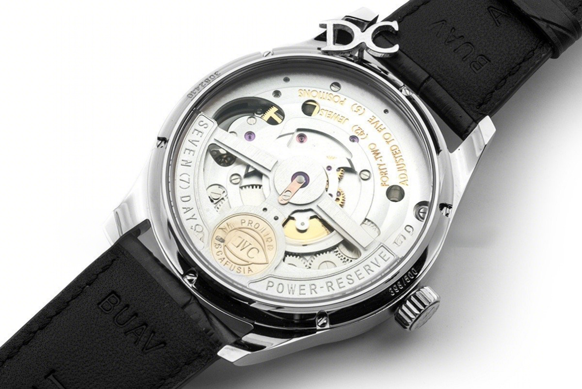 IWC Portuguese Tourbillon Hand Wound IW5463 Blue Dial in White Gold-fasswatch