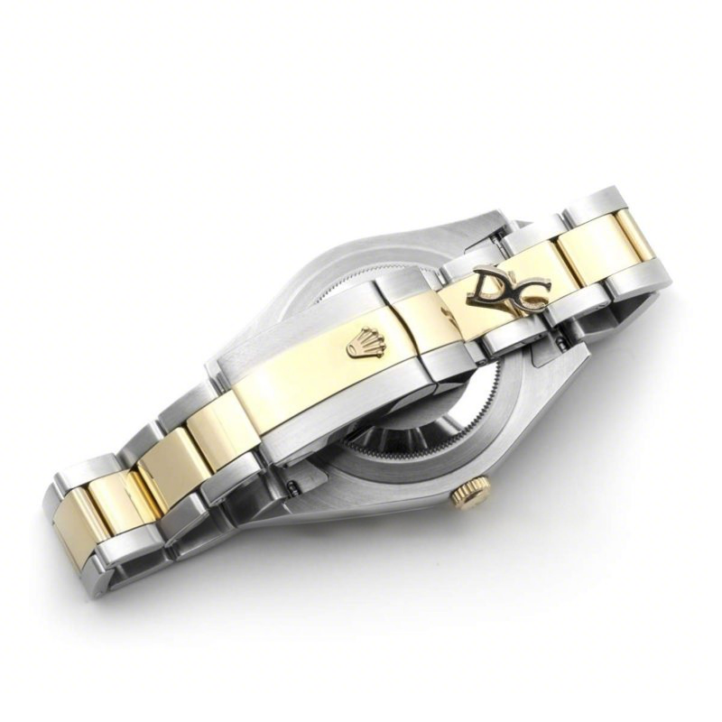 Rolex Datejust II 116333 Black Dial in Yellow Gold/Steel with Diamond Markers-fasswatch