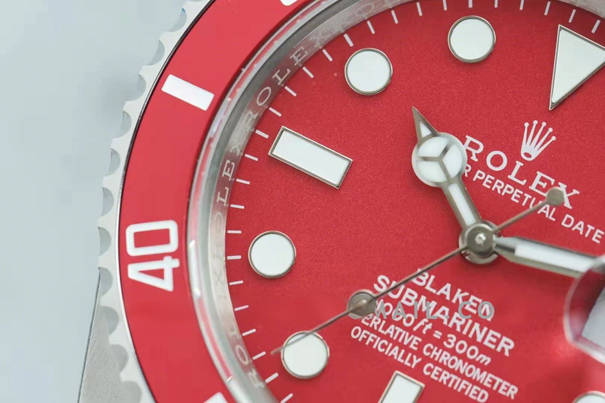 Rolex Blaken Submariner Red-fasswatch