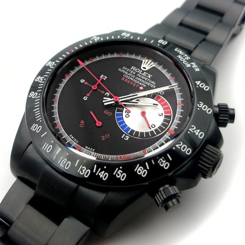 Rolex Brevet+ Daytona in Steel Black PVD-fasswatch