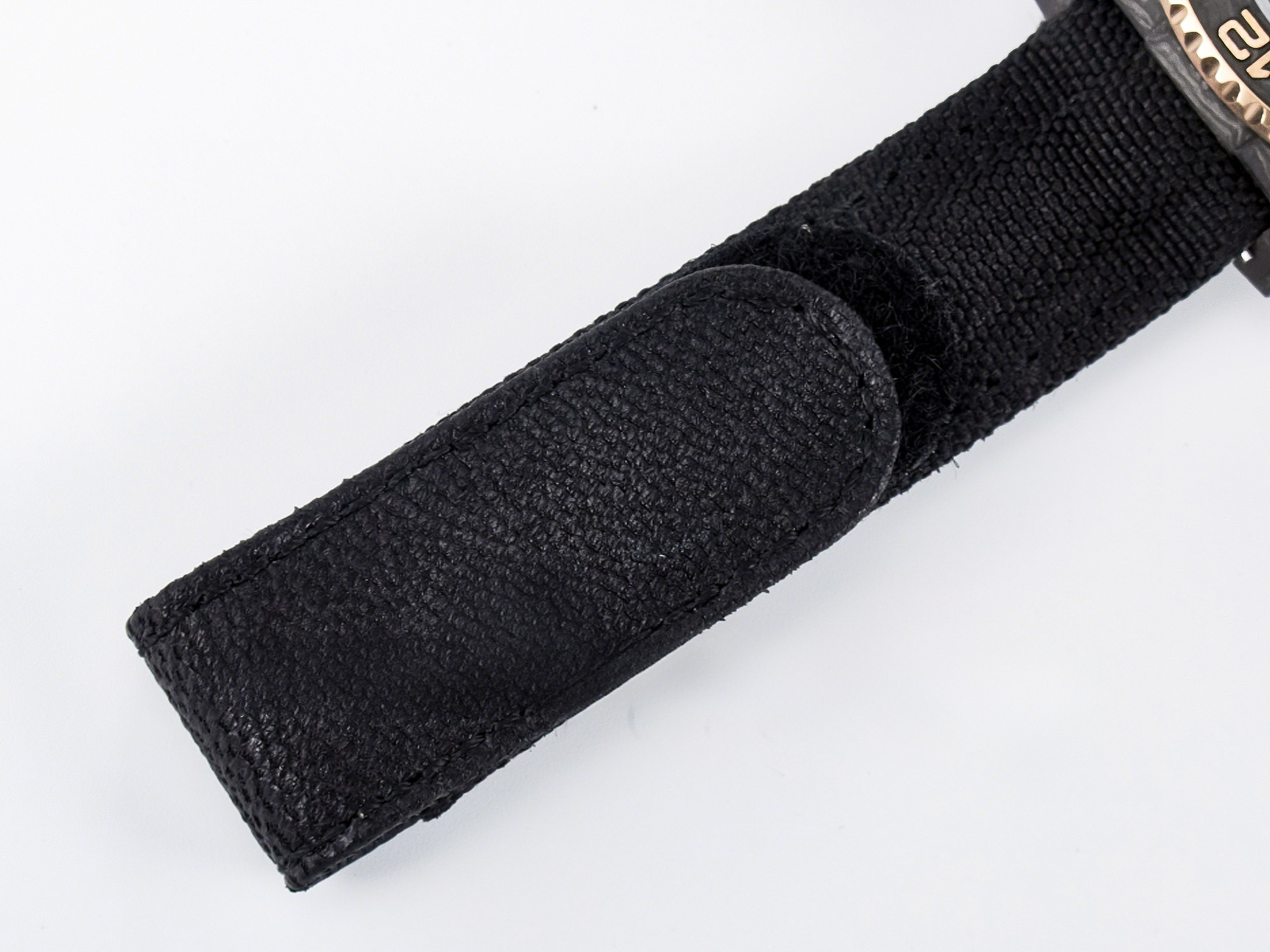 Rolex GMT Carbon DIWF Best Edition Black Carbon Dial RG Markers on Black Nylon Strap SA3186 CHS-fasswatch