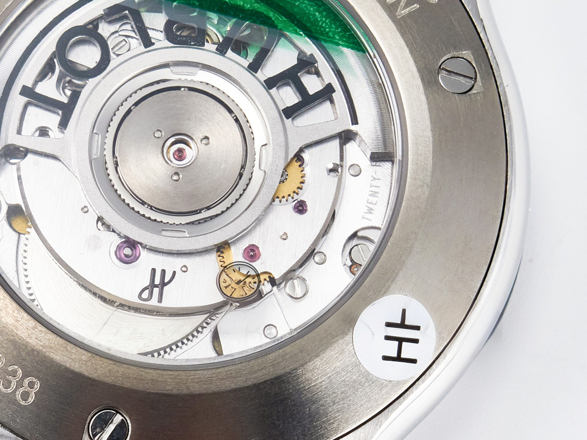 Hublot Classic Fusion Bang 42mm HBF 1:1 Best Edition Green Dial Diamonds Bezel on Green Rubber Strap A2892-fasswatch