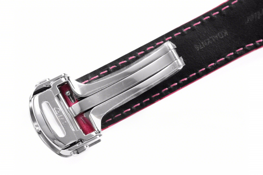 Cartier Pasha de Cartier 35mm in Pink Leather Strap-fasswatch