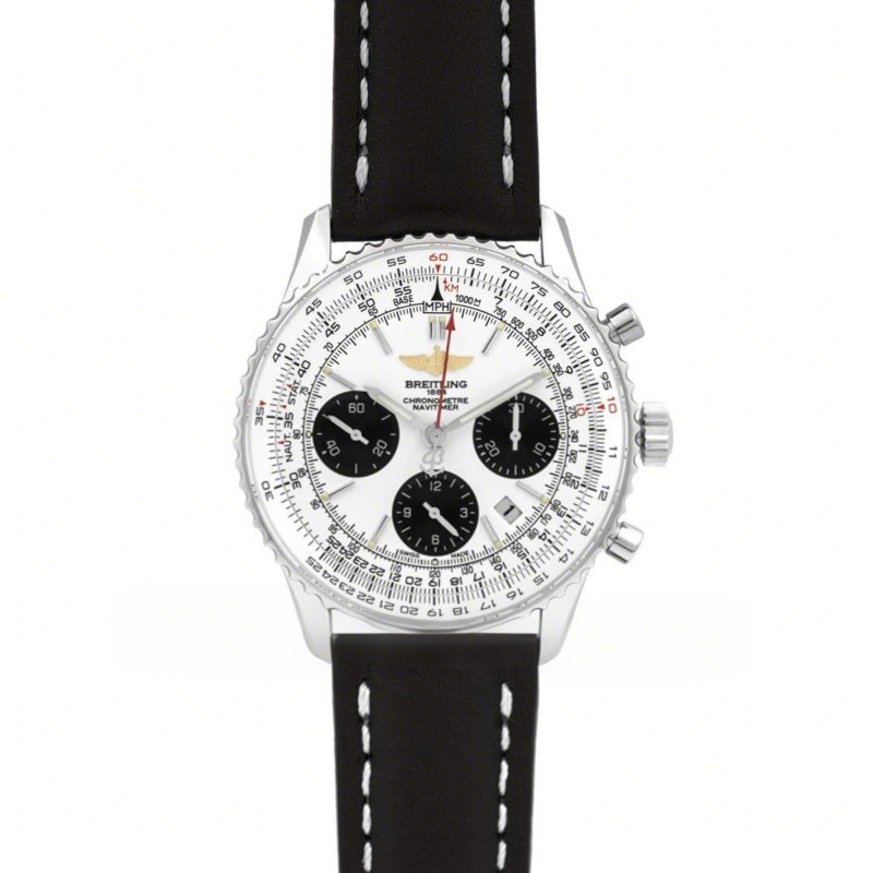 Breitling Navitimer 01 Chronograph White Dial-fasswatch