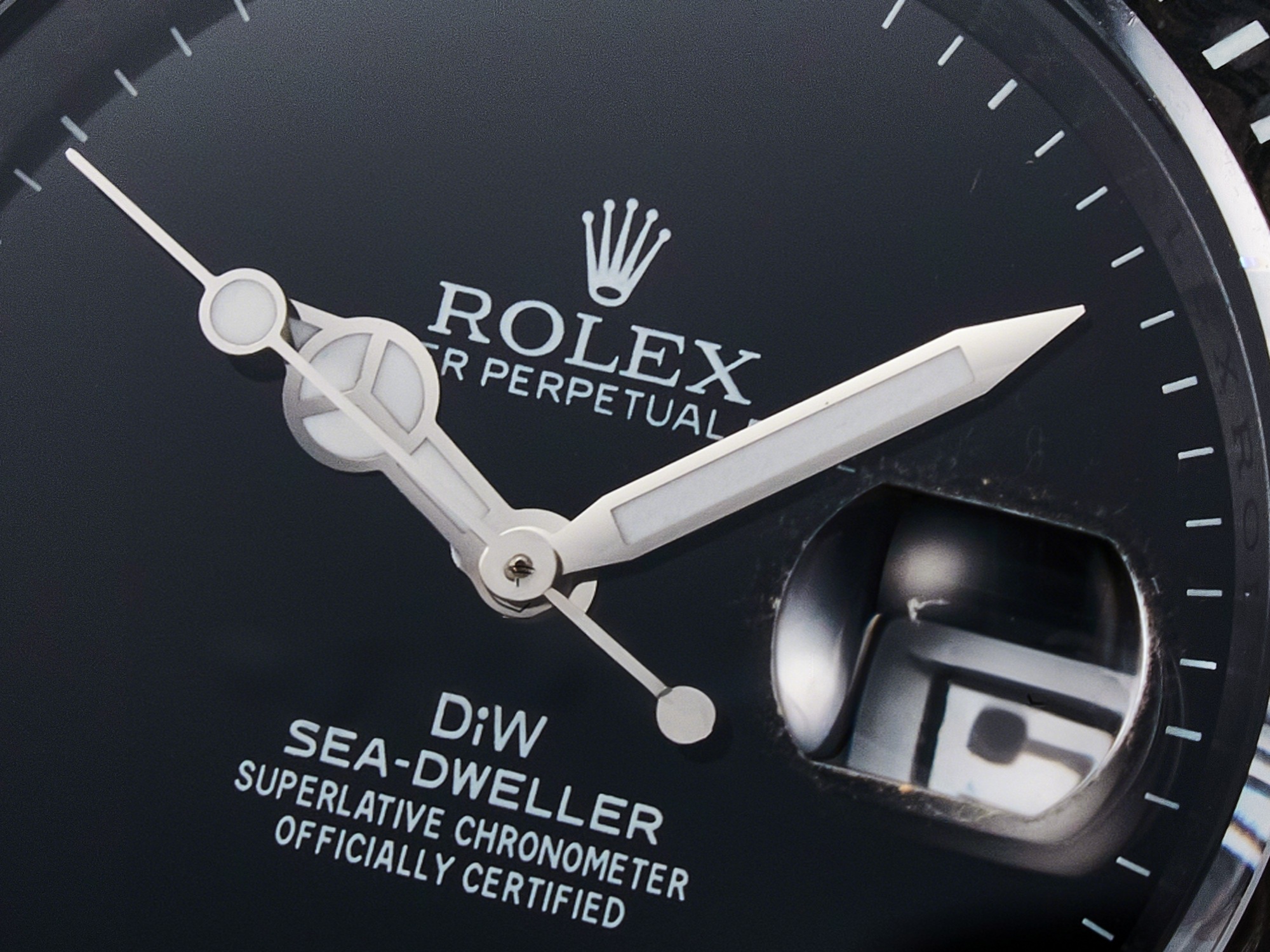 Rolex Sea Dweller 43mm Carbon DIWF Best Edition Black Dial on Black Nylon Strap A2824-fasswatch