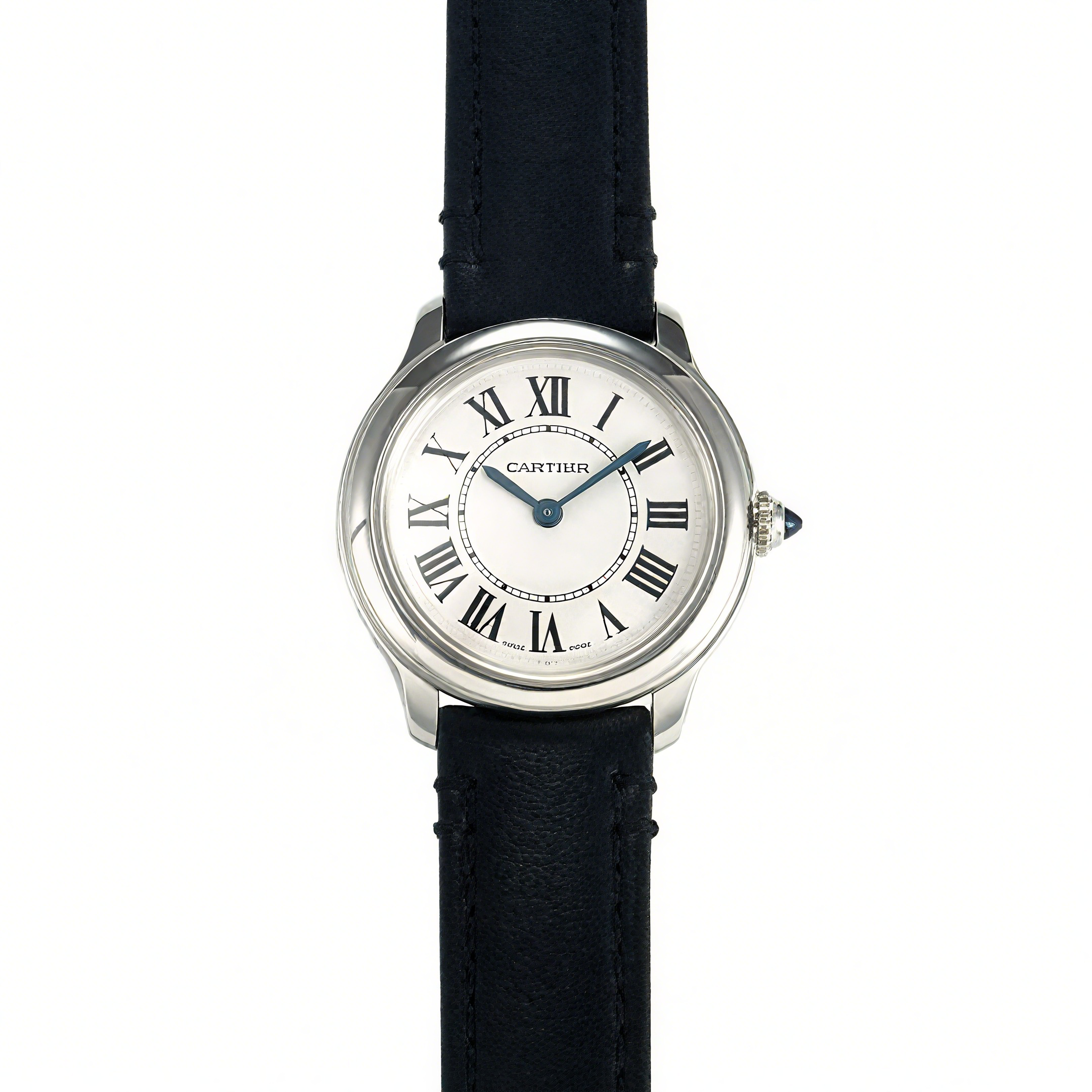 Cartier Ronde Must De Cartier 29mm White Dial in Steel-fasswatch