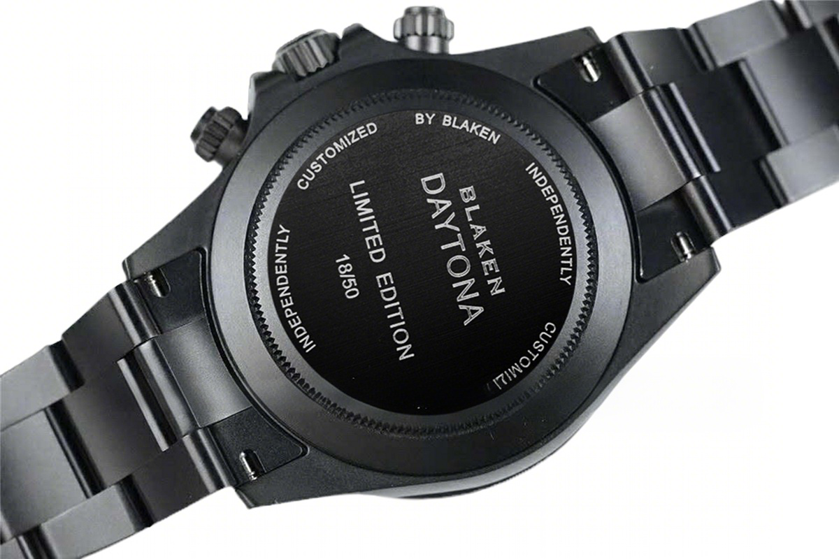 Rolex Daytona Blaken-fasswatch
