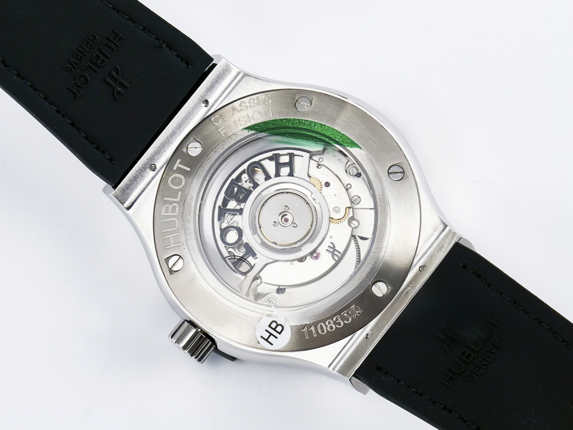 Hublot Classic Fusion Bang 42mm HBF 1:1 Best Edition Black Dial on Black Leather Strap A2892-fasswatch