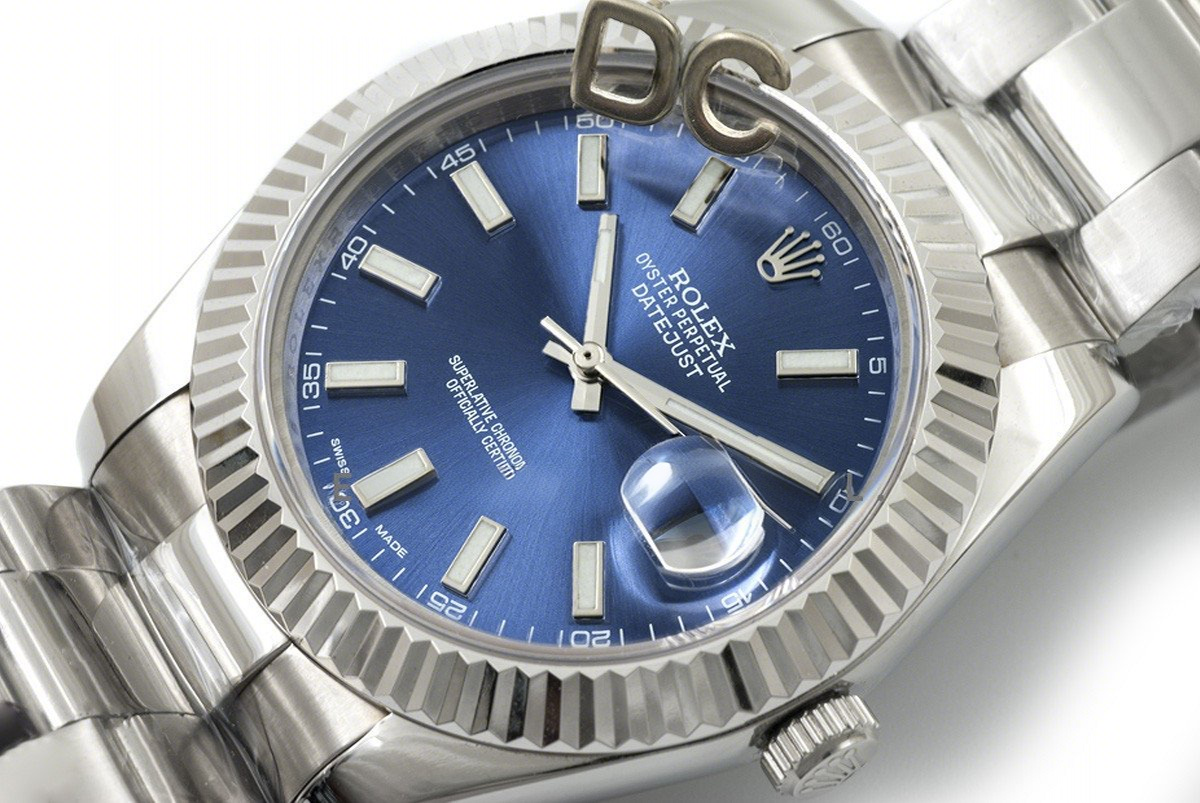 Rolex Datejust II 126334 Blue Dial Stick Markers-fasswatch
