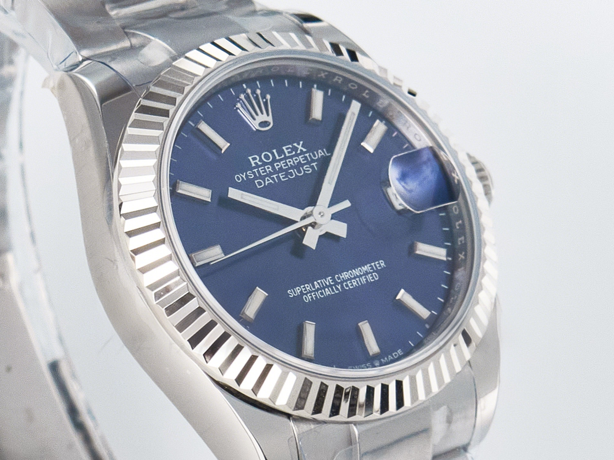 Rolex DateJust 31 278274 ARF 1:1 Best Edition 904L Steel Blue Dial Stick Marker on SS Oyster Bracelet ETA 2688-fasswatch
