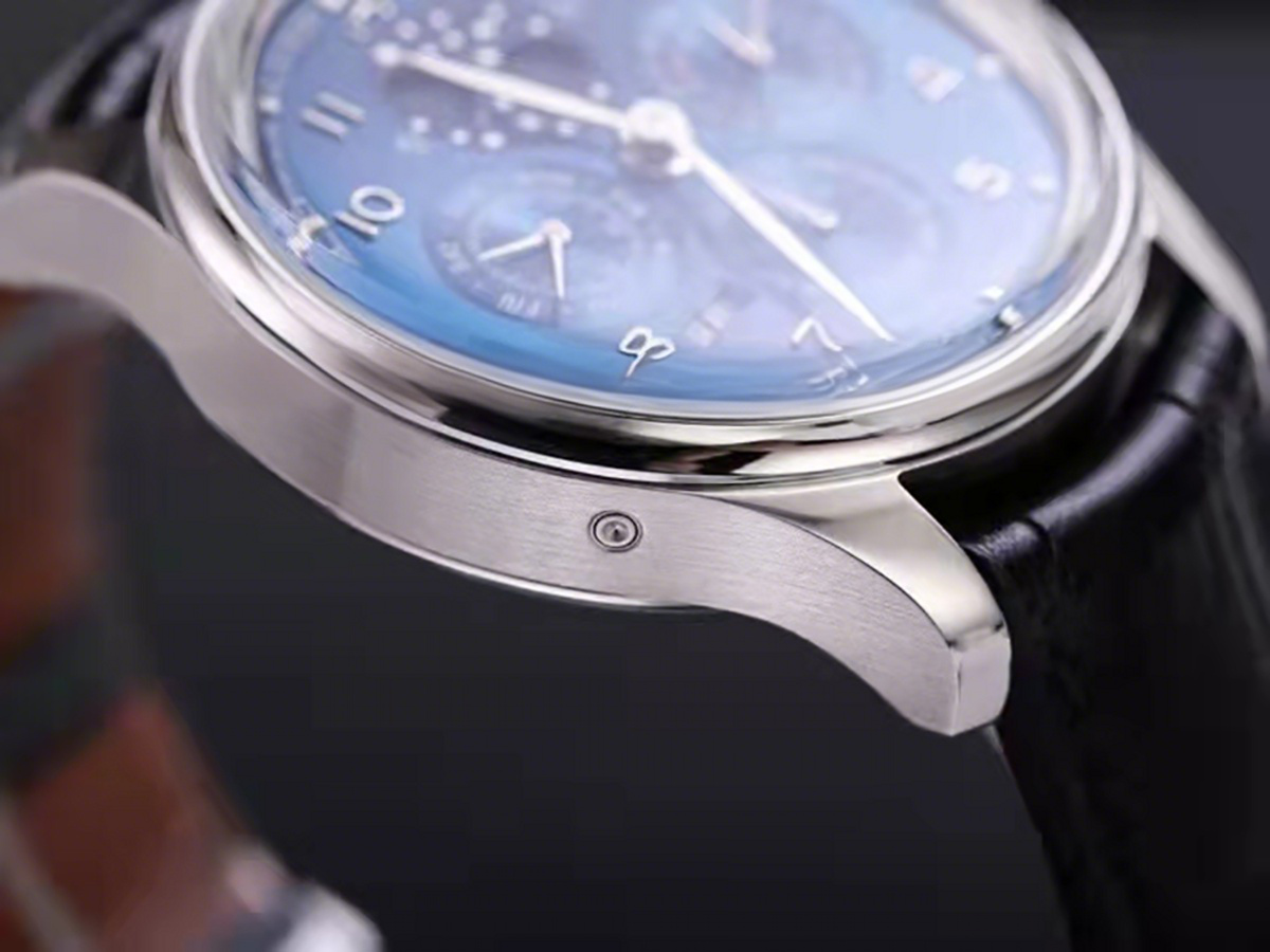 IWC Portugieser Perpetual Calendar IW503401 Blue Dial in White Gold-fasswatch