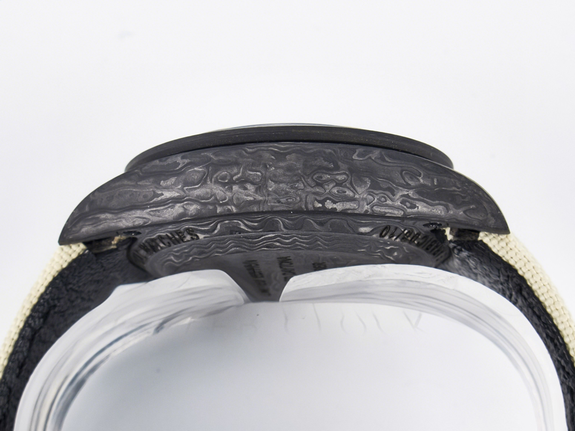 Rolex Daytona DIW Carbon Case DIWF Edition Cream/Brown Dial on White Nylon Strap A7750-fasswatch