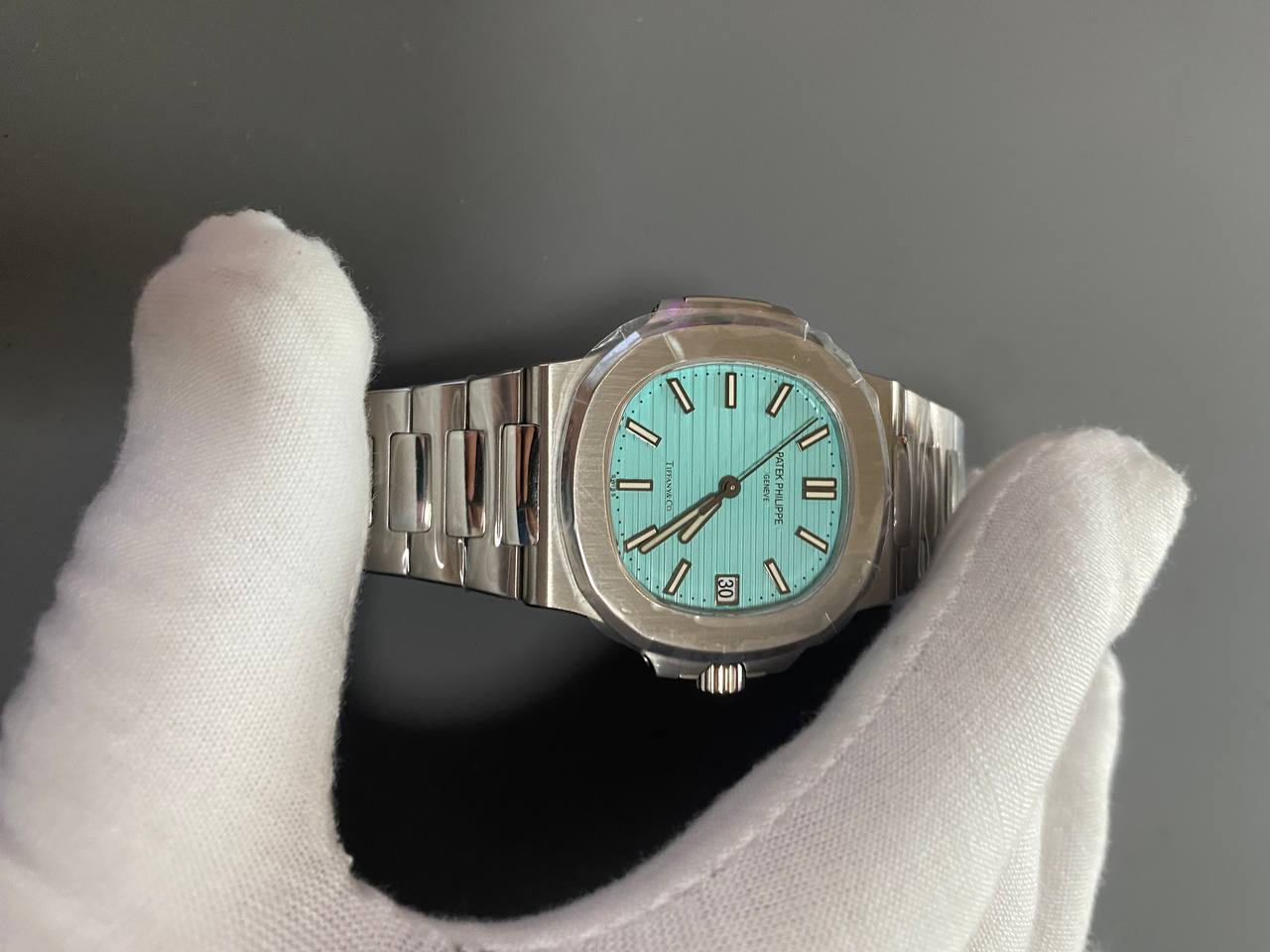 Patek Philippe Nautilus Tiffany Replica 5711 blue-fasswatch