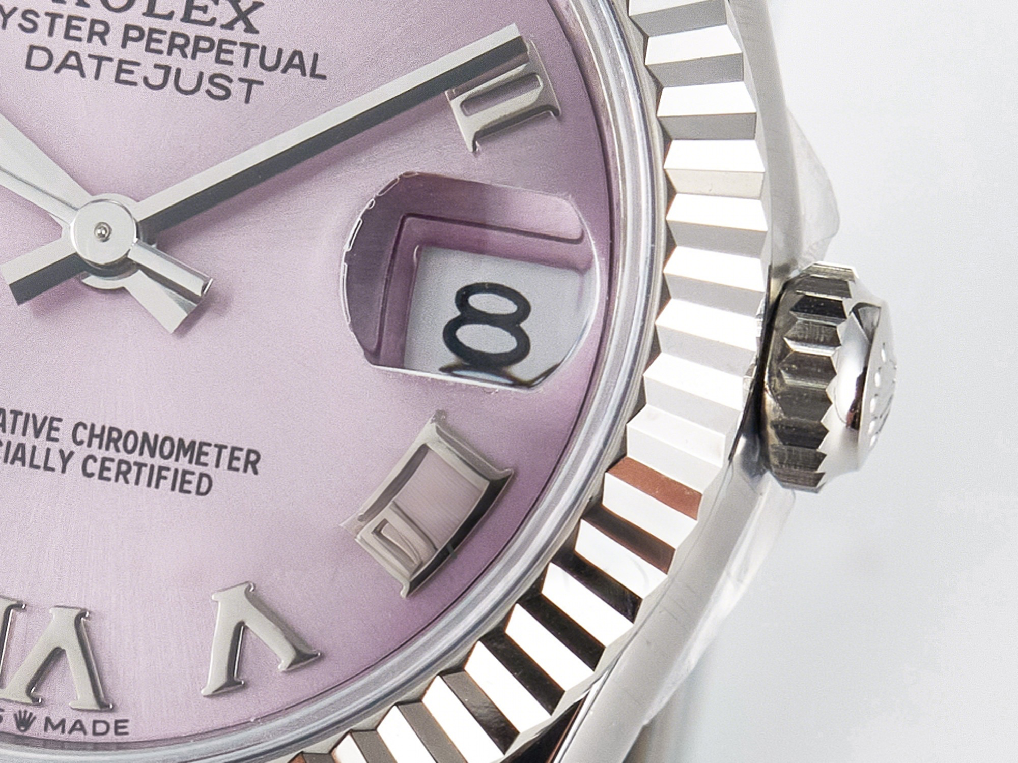 Rolex DateJust 31 278274 ARF 1:1 Best Edition 904L Steel Pink Roman Dial on SS Oyster Bracelet ETA 2688-fasswatch
