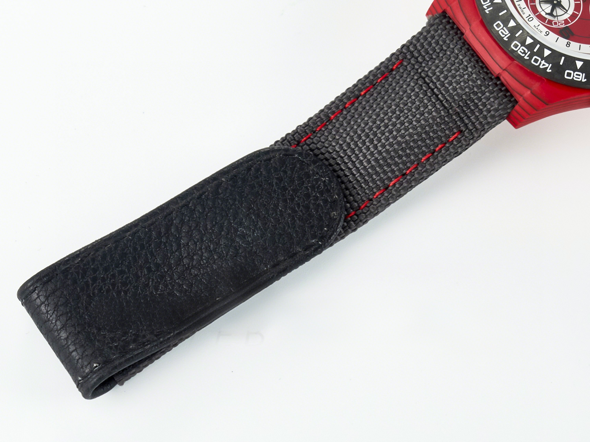 Rolex Daytona DIW Carbon DIWF 1:1 Best Edition Red Dial on Gray Nylon Strap SH7750-fasswatch