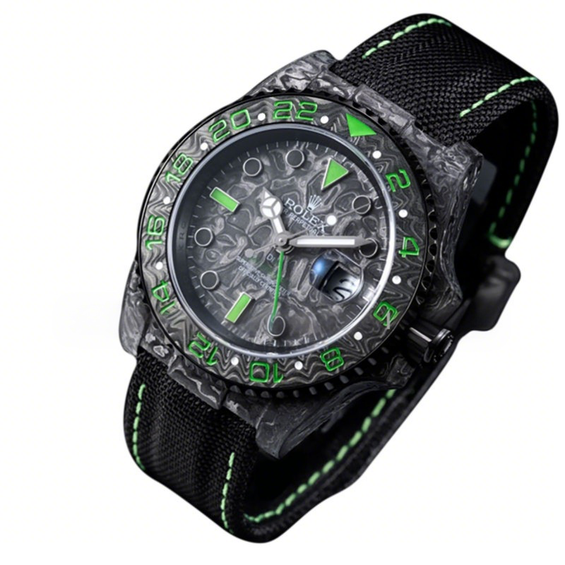 Rolex DIW GMT Stinger Carbon-fasswatch