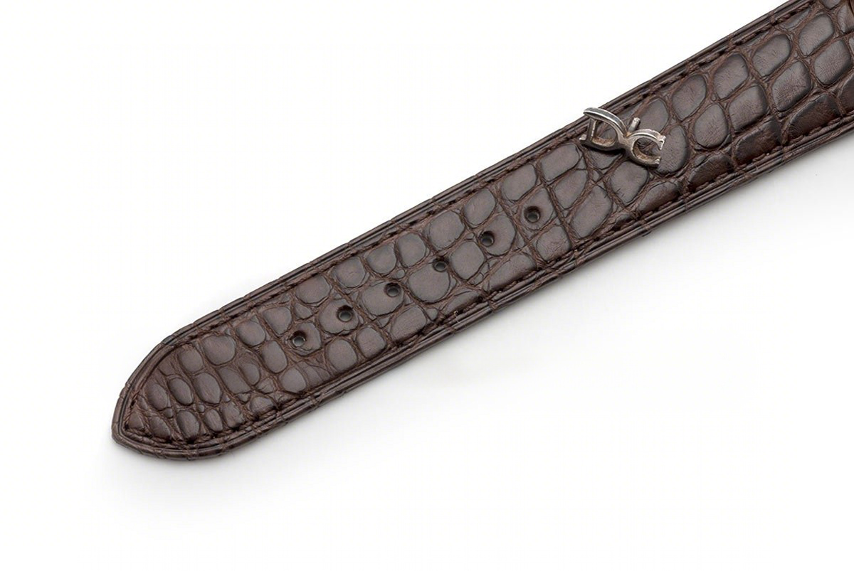 Cartier Ronde Louis Cartier Watch 36mm White Dial in Pink Gold on Brown Leather Strap-fasswatch