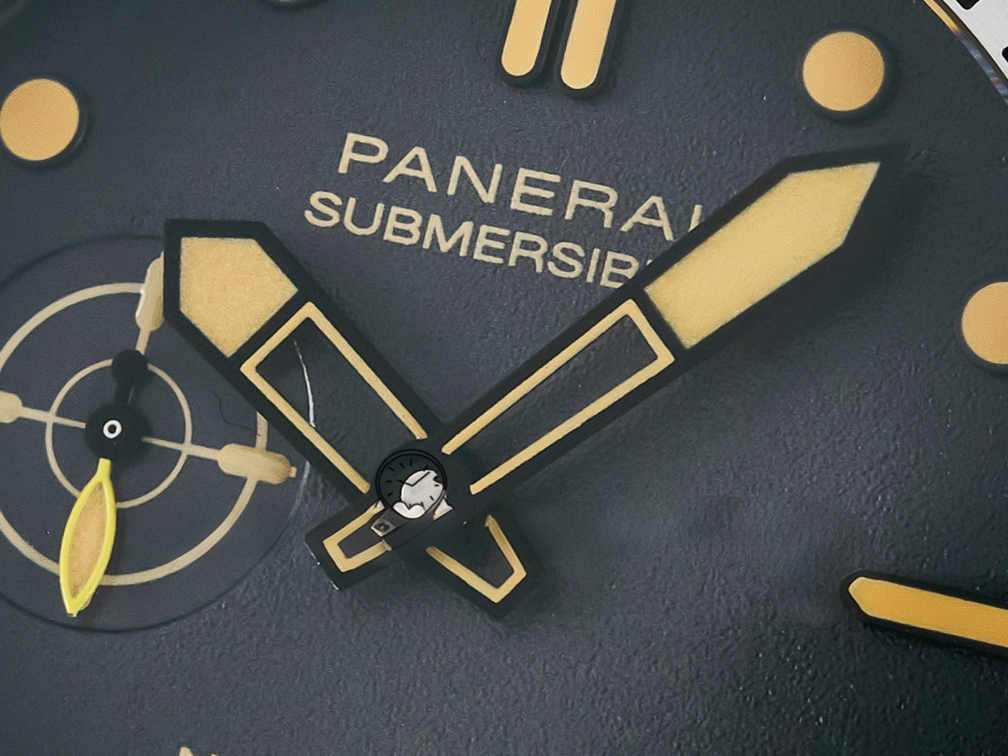 Panerai PAM1518 Submersible 44mm VSF 1:1 Best Edition Gray Ombre Dial on Camouflage Strap P900-fasswatch