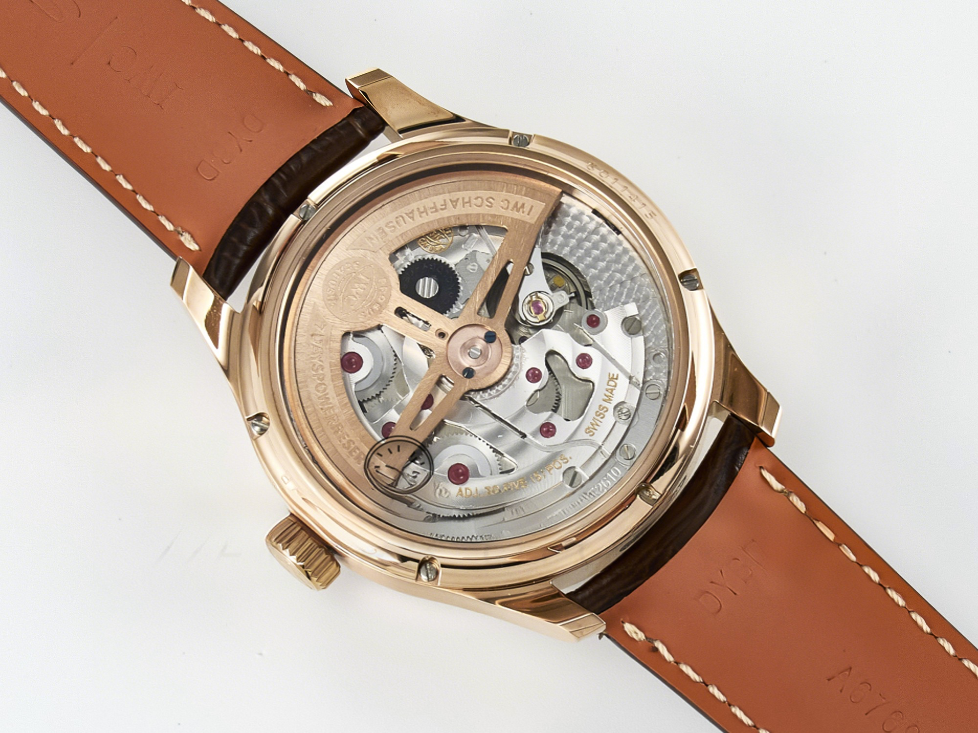 IWC IW5033 Portugieser Perpetual Calendar RG V9F 1:1 Best Edition White Dial on Brown Leather Strap A52610-fasswatch