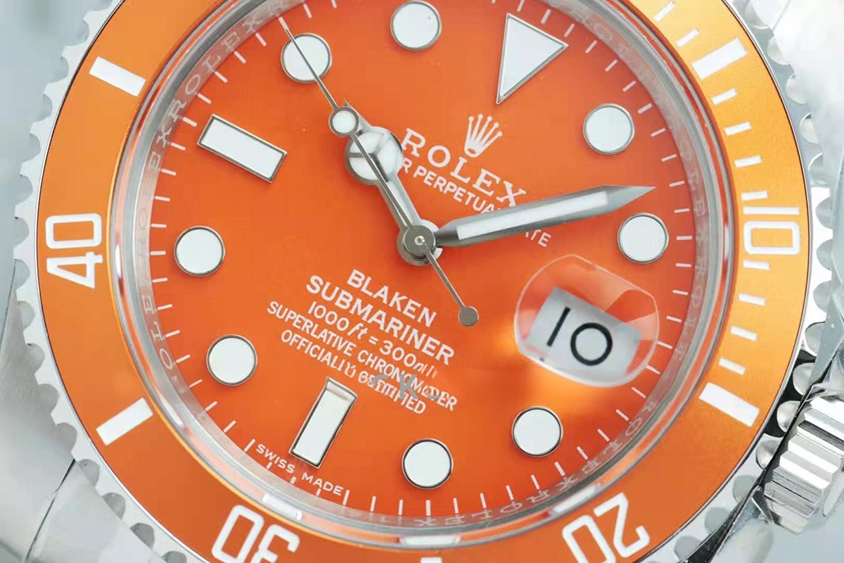 Rolex Blaken Submariner Orange-fasswatch