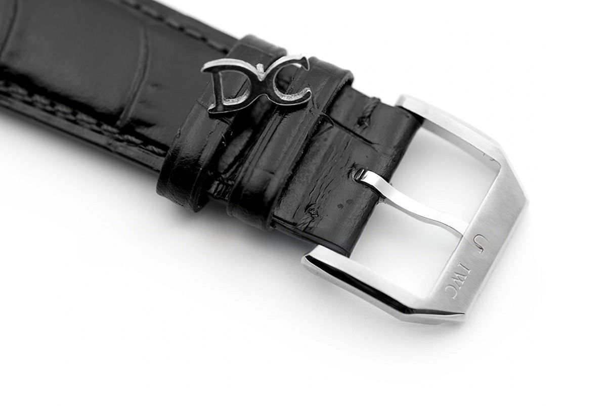 IWC Portuguese Hand Wound Eight Days IW510202 Black Dial in Steel-fasswatch