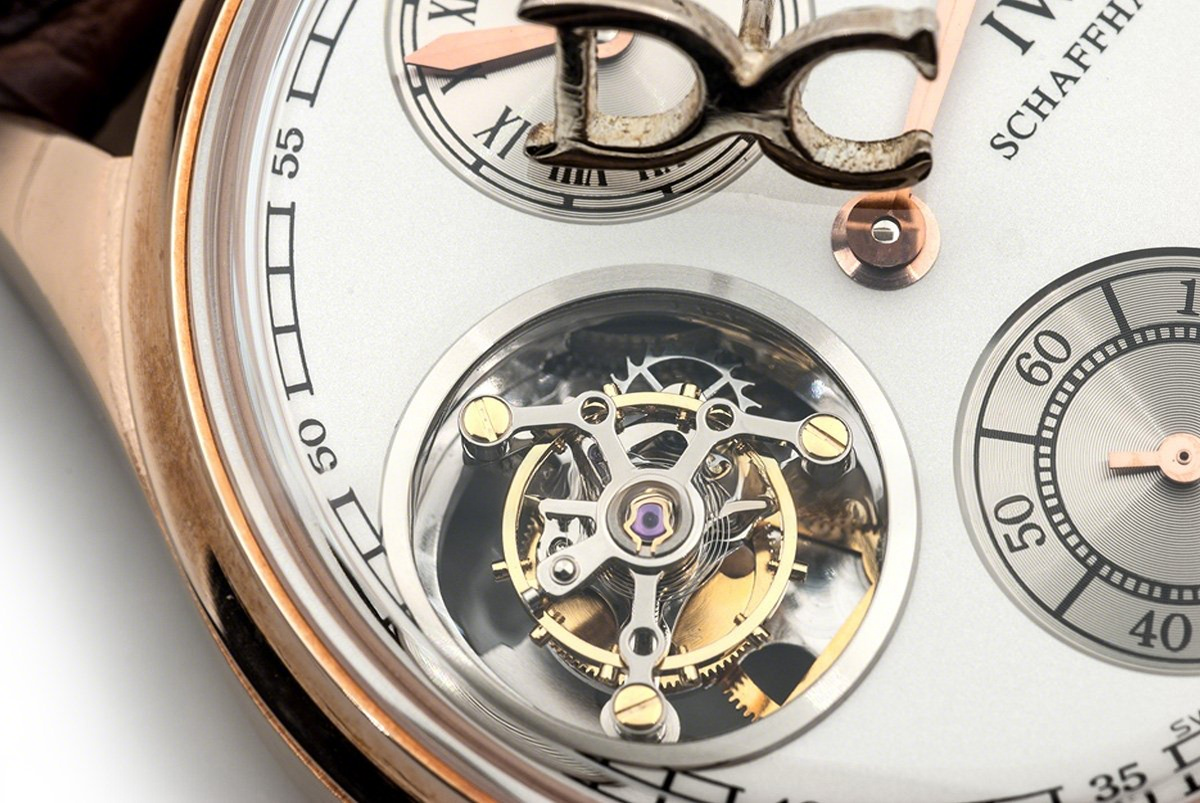 IWC Portuguese Regulator Tourbillon IW5446 White Dial in Rose Gold-fasswatch