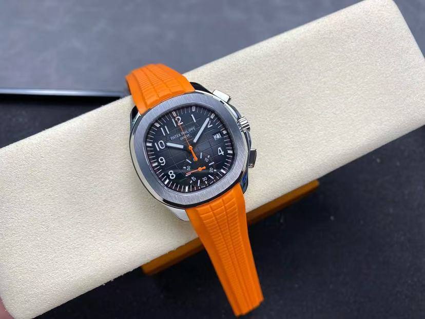 Patek Philippe Aquanaut Chronograph Stainless Steel B&P 5968A-001-fasswatch