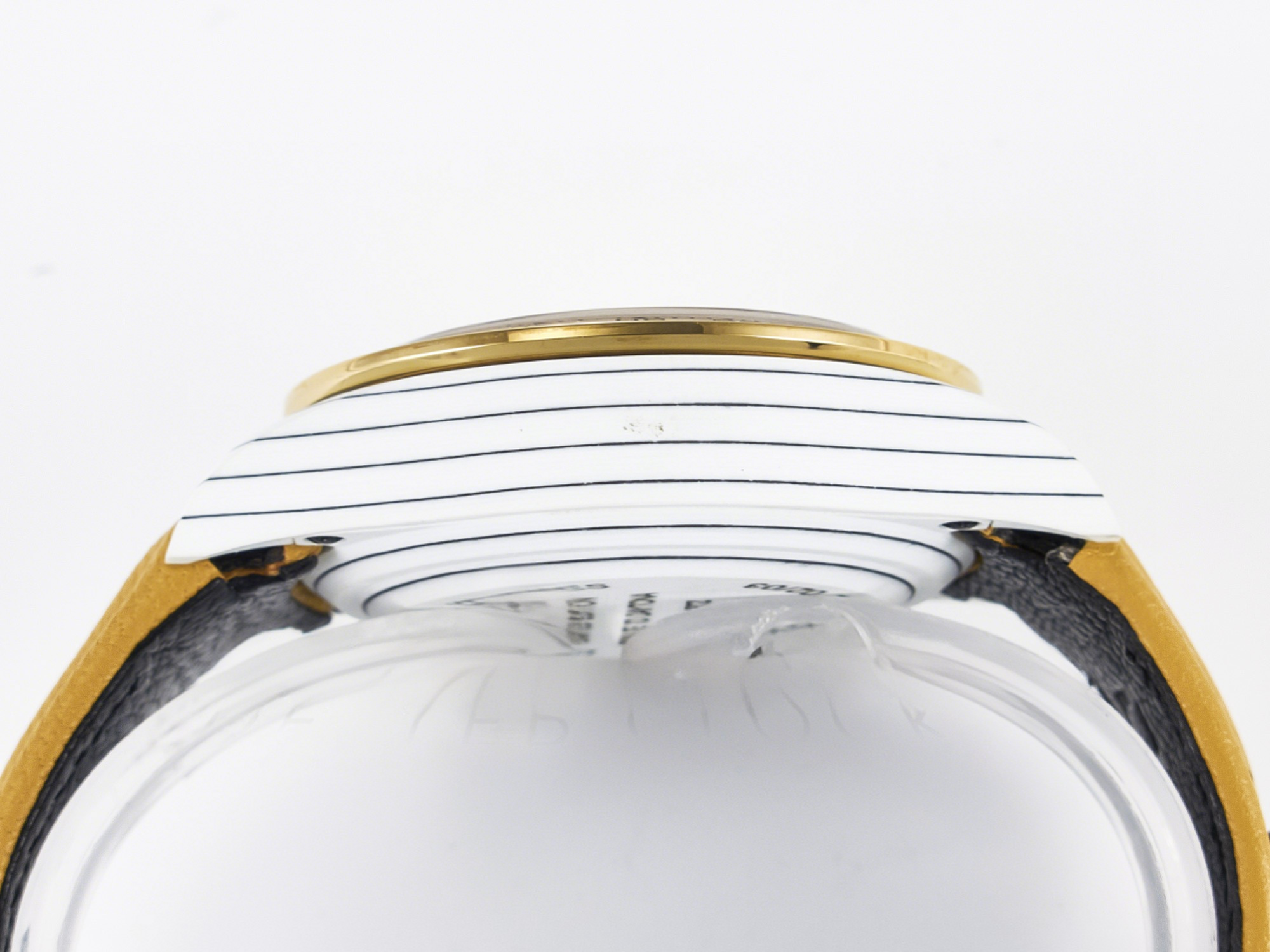 Rolex Daytona DIW White Carbon Case YG Bezel DIWF Edition YG Dial on Brown Leather Strap A7750-fasswatch