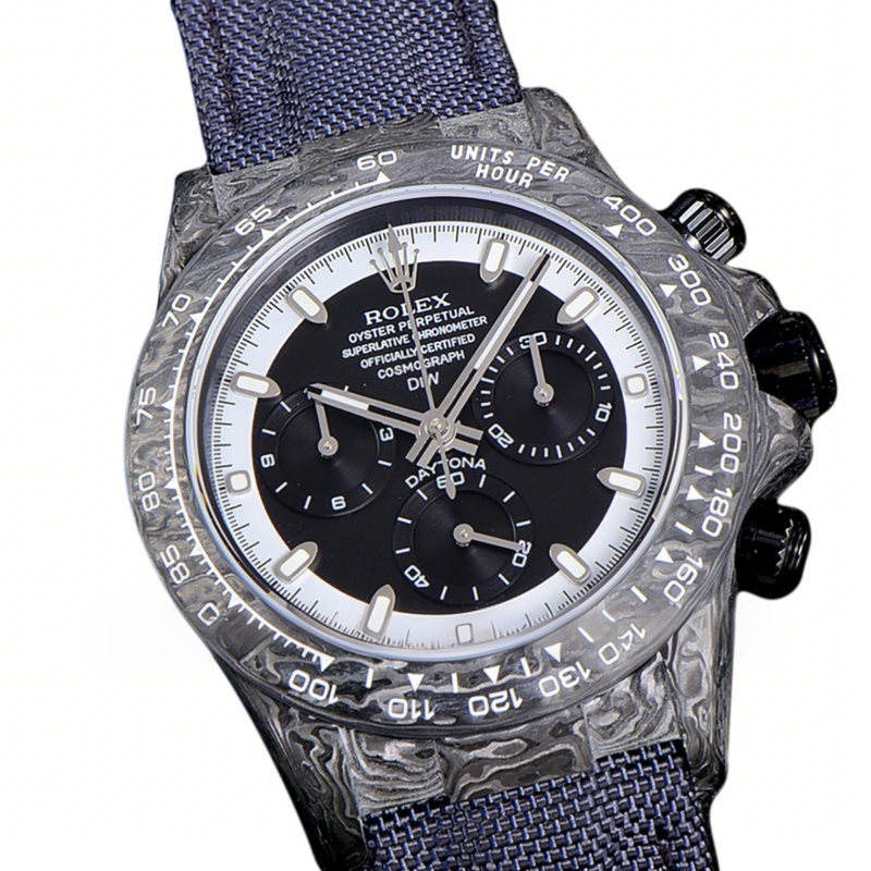 Rolex Daytona DIW Cream Invert Carbon-fasswatch