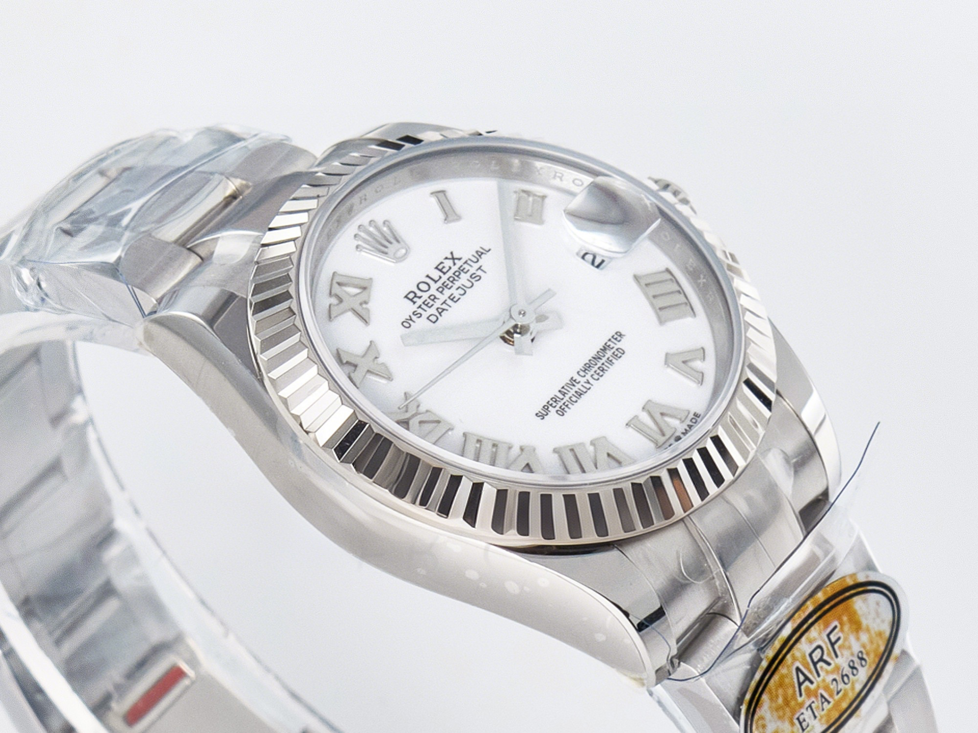 Rolex DateJust 31 278274 ARF 1:1 Best Edition 904L Steel White Roman Dial on SS Oyster Bracelet ETA 2688-fasswatch