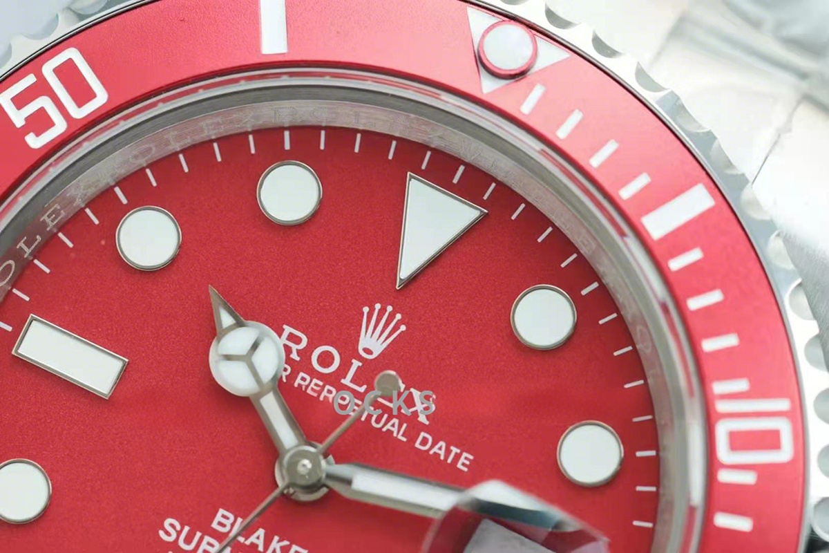 Rolex Blaken Submariner Red-fasswatch