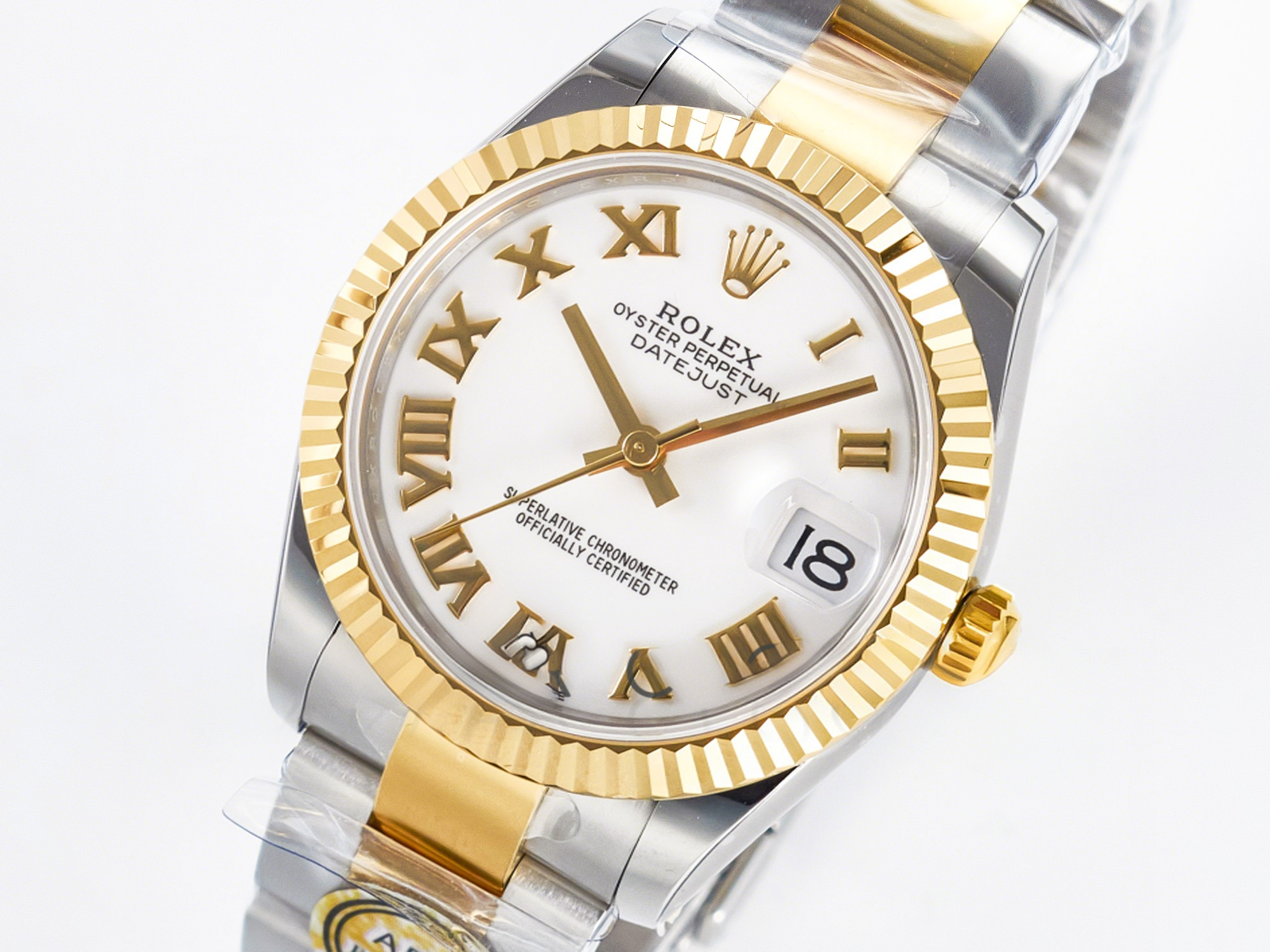 Rolex DateJust 31 278273 ARF 1:1 Best Edition 904L Steel White Roman Dial on SS/YG Oyster Bracelet ETA 2688-fasswatch