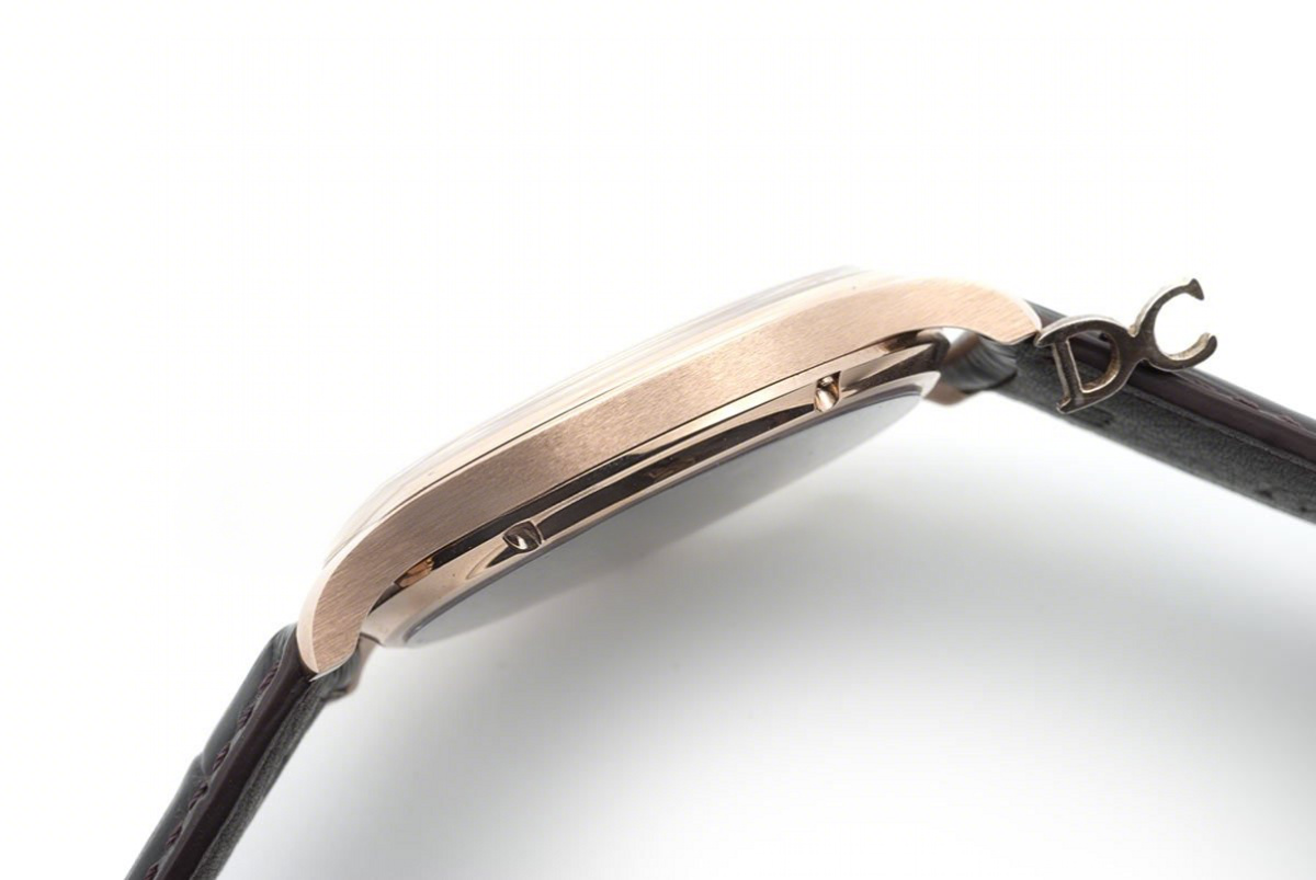 IWC Portuguese Hand Wound Eight Days IW545406 Black Dial in Rose Gold-fasswatch