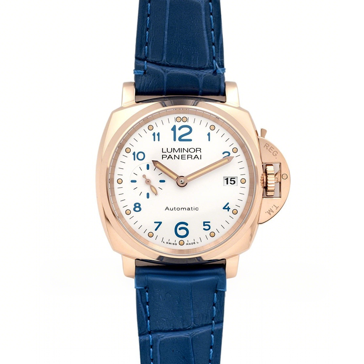 Panerai PAM756 Luminor Due 3 Days Automatic Oro Rosso ‘Fu’ White Dial-fasswatch