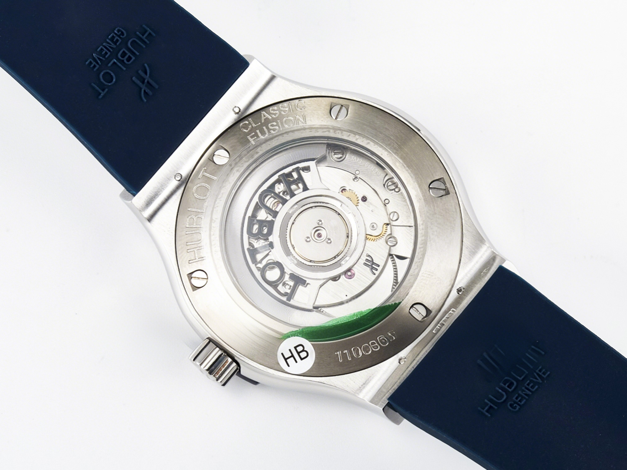 Hublot Classic Fusion Bang 42mm HBF 1:1 Best Edition Blue Dial on Blue Rubber Strap A2892-fasswatch