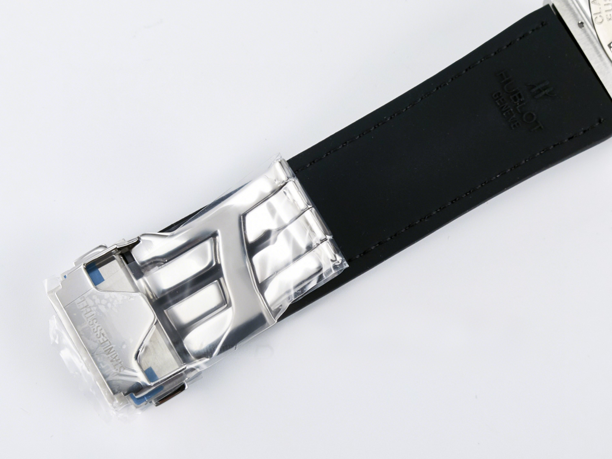 Hublot Classic Fusion Bang 42mm HBF 1:1 Best Edition Gray Dial on Gray Leather Strap A2892-fasswatch