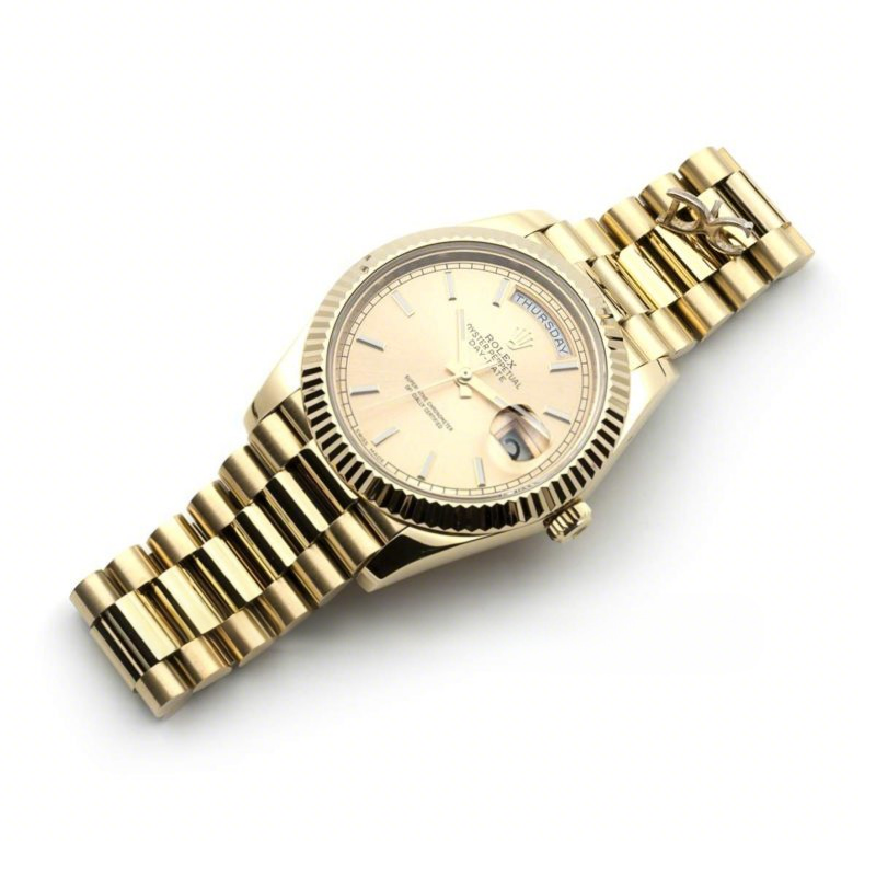 Rolex Day-Date 40 228238 Champagne Dial in Yellow Gold-fasswatch