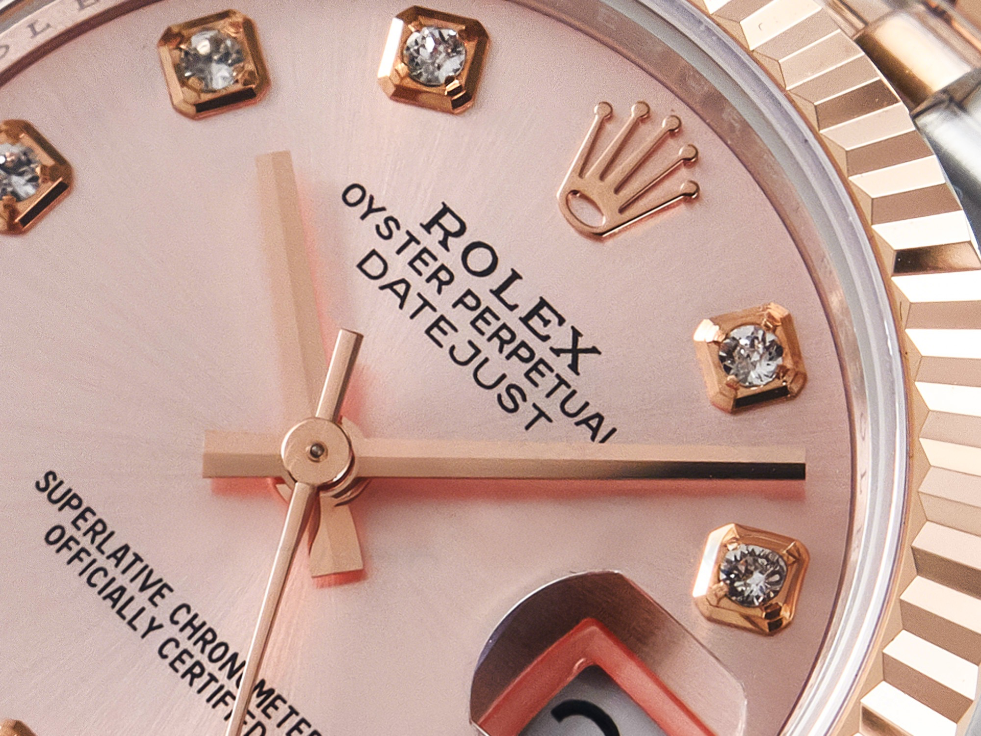 Rolex DateJust 31 278271 ARF 1:1 Best Edition 904L Steel RG Diamonds Dial on SS/RG Jubilee Bracelet ETA 2688-fasswatch