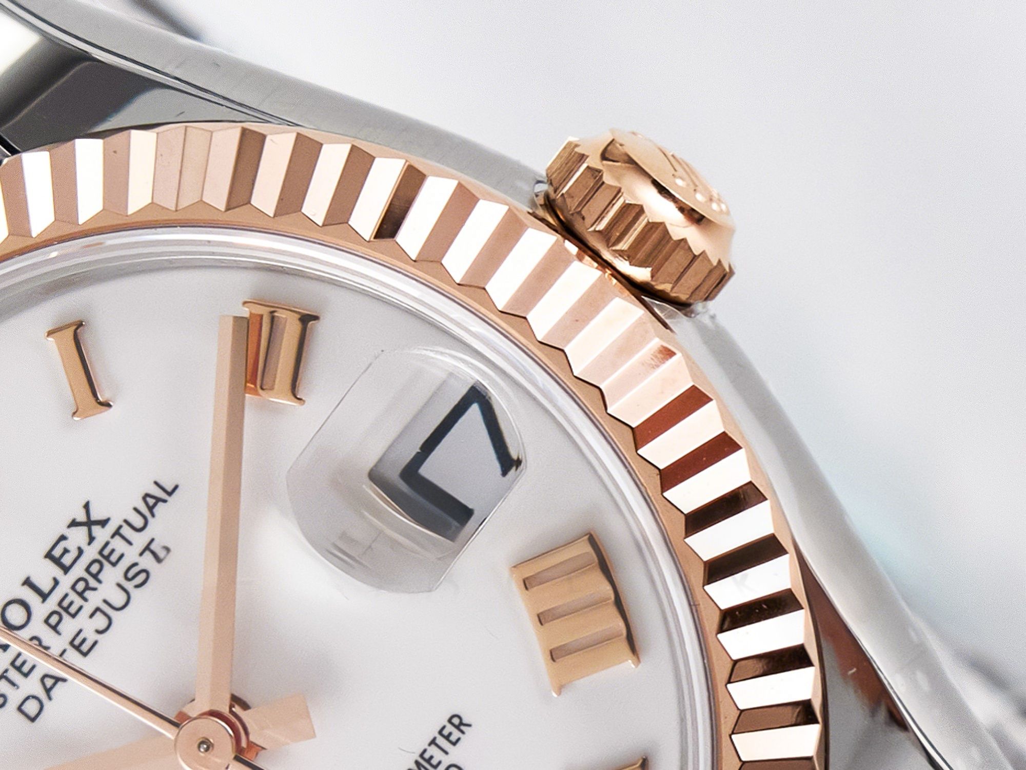 Rolex DateJust 31 278271 ARF 1:1 Best Edition 904L Steel White Roman Dial on SS/RG Jubilee Bracelet ETA 2688-fasswatch