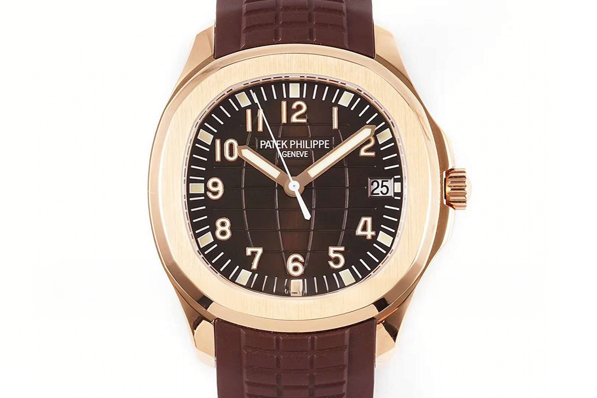 Patek Philippe Aquanaut 5167/1R Brown Dial in Rose Gold-fasswatch