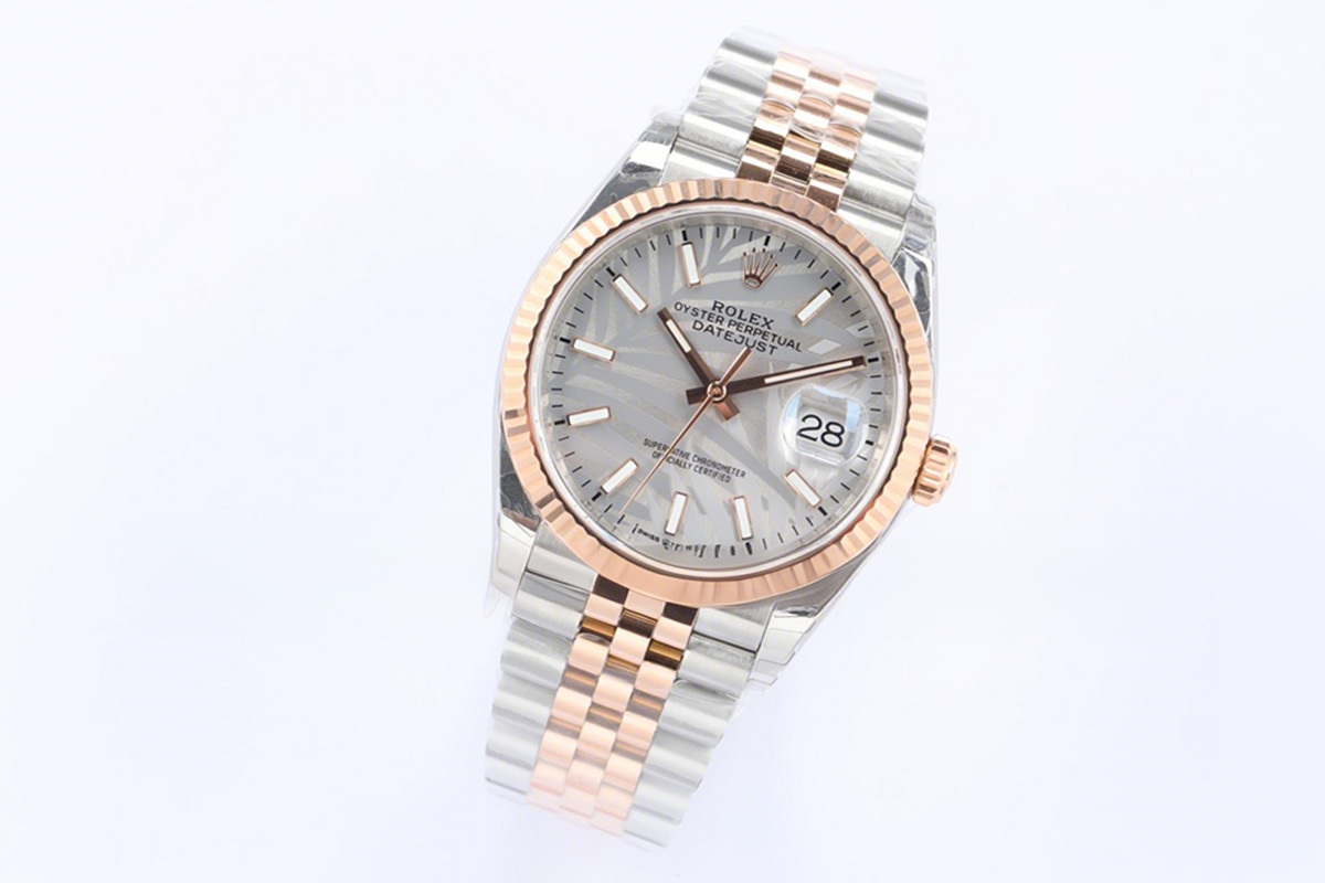 Rolex Datejust 36 126231 Silver Dial in Steel/Everose Gold on Jubilee Bracelet-fasswatch