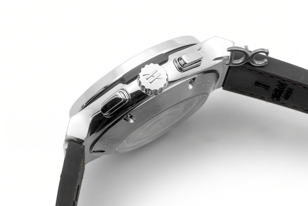 Hublot Classic Fusion Chronograph Brown Dial in Steel-fasswatch