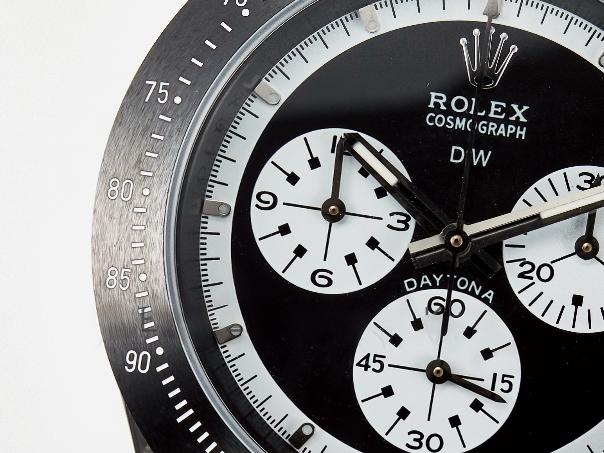 Rolex Daytona DIW Black Carbon DIWF 1:1 Best Edition Black/White Dial on Black Nylon Strap SH4130-fasswatch