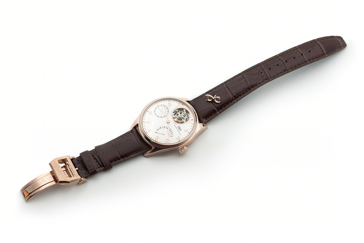 IWC Portuguese Tourbillon Mystère Rétrograde IW504202 in Rose Gold-fasswatch