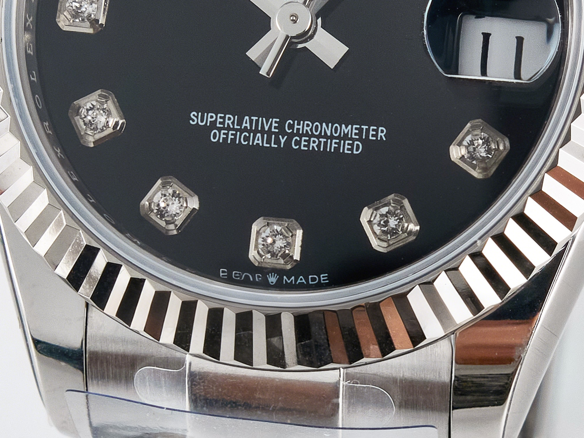 Rolex DateJust 31 278274 ARF 1:1 Best Edition 904L Steel Black Diamonds Dial on SS Oyster Bracelet ETA 2688-fasswatch