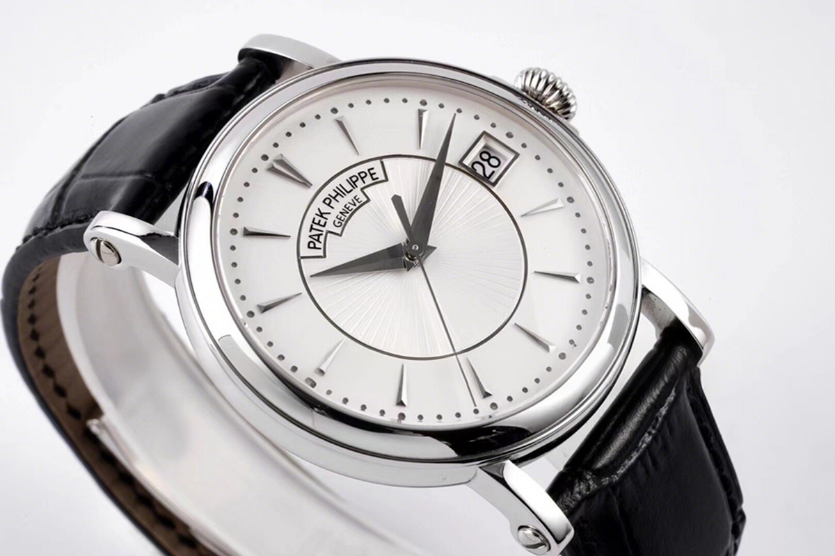 Patek Philippe Calatrava 5153 White Dial in White Gold-fasswatch