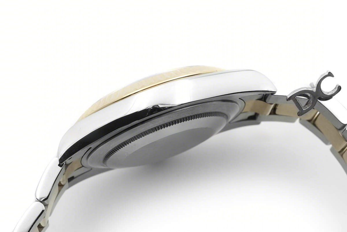 Rolex Datejust II 126303 White Dial in Yellow Gold/Steel with Sticker Markers on Oyster Bracelet-fasswatch